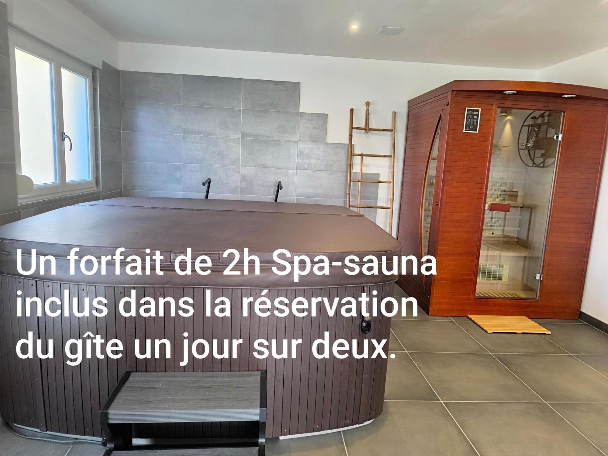 Gite Bonheur Et Charme Spa-Sauna Forfait 2H Inclus Кинцхайм Экстерьер фото